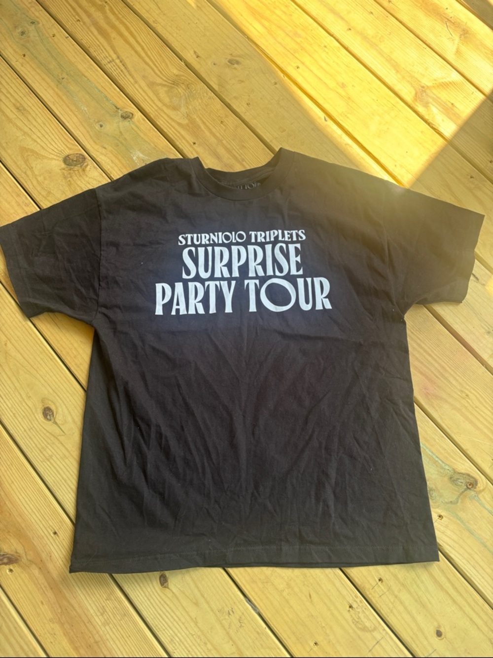 Sturniolo Triplets Surprise Party Tour Graphic Tee XL
